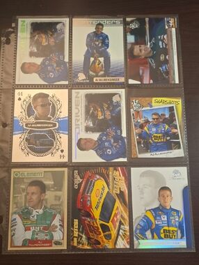 Nascar Aj Allmendinger Cards 18 Piece
